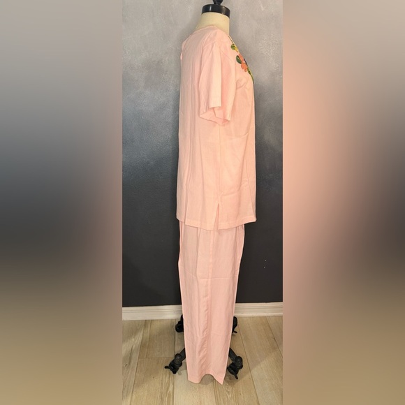 Vintage Lacy Afternoon Top & Pants Set by Shell Kepler – Size Medium - Picture 6 of 13